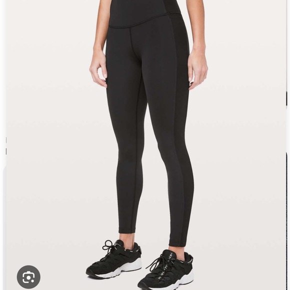 Lululemon Black High-Waisted Leggings (Wunder Under Style) - Picture 1 of 5